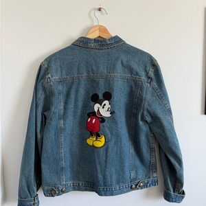 Disney Kids Denim Jacket with Mickey Mouse Patch